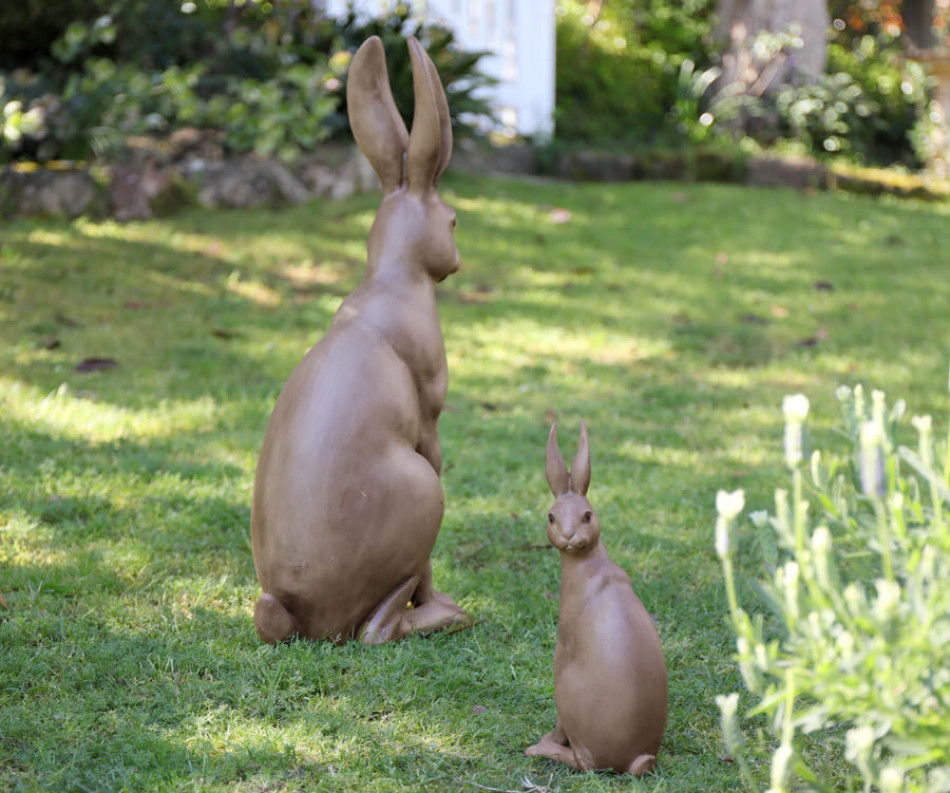 Small Harold the Hare Sculpture - Brown