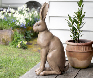 Harold the Hare Sculpture - Brown