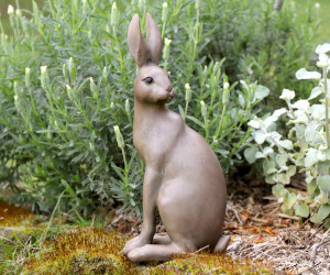 Small Harold the Hare Sculpture - Brown