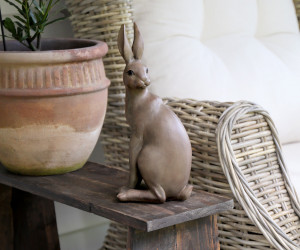 Small Harold the Hare Sculpture - Brown