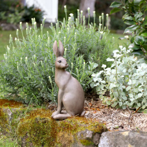 Small Harold the Hare Sculpture - Brown, decorative home accessory