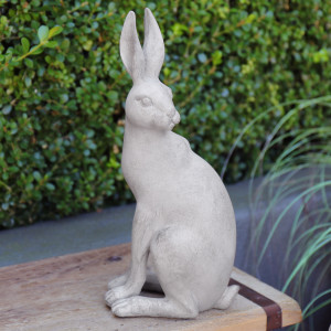 Small Harold the Hare Sculpture - Grey