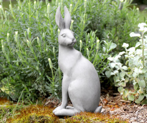 Small Harold the Hare Sculpture - Grey