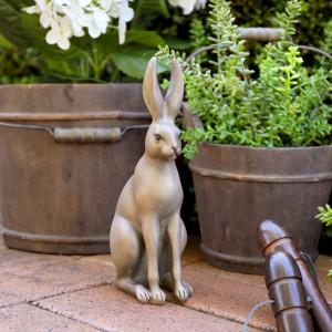 Mini Harold the Hare Sculpture - Brown