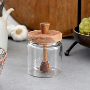 Homestead Honey Keeper, highlighting the product's distinctive form and defining design