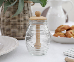 Dorset Glass Honey Jar