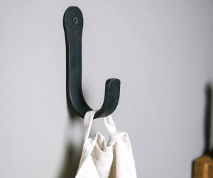 Black Bristol Wrought Iron Wall Hook