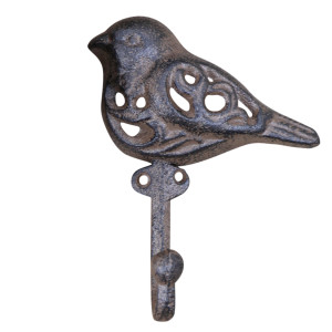 Cotswold Cast Iron Bird Hook, a functional fitting for displaying, holding or organising household items