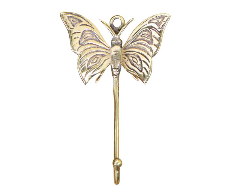Ulysses Brass Butterfly Hook