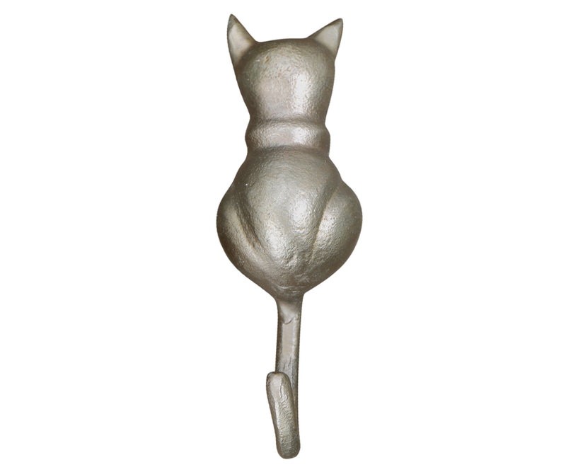 Figaro Cat Wall Hook - Antique Bronze