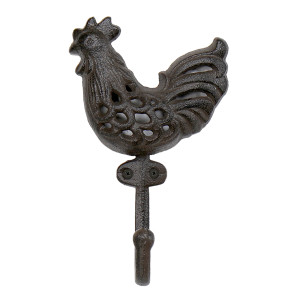 Sussex Chicken Wall Hook, a functional fitting for displaying, holding or organising household items