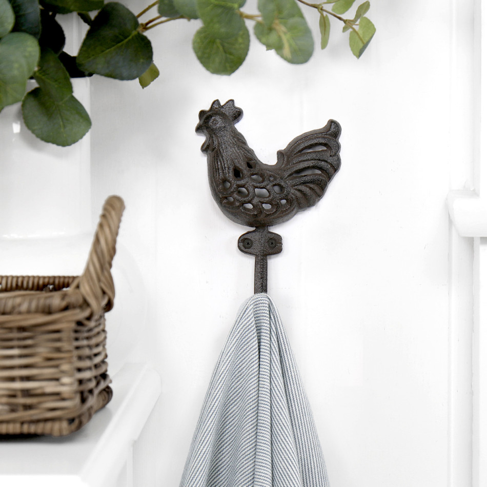 Sussex Chicken Wall Hook, a functional household accessory for display or organisation
