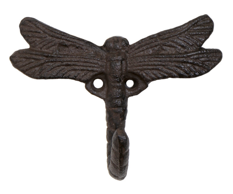 Dragonfly Wall Hook - Cast Iron - Gift ideas for that special
