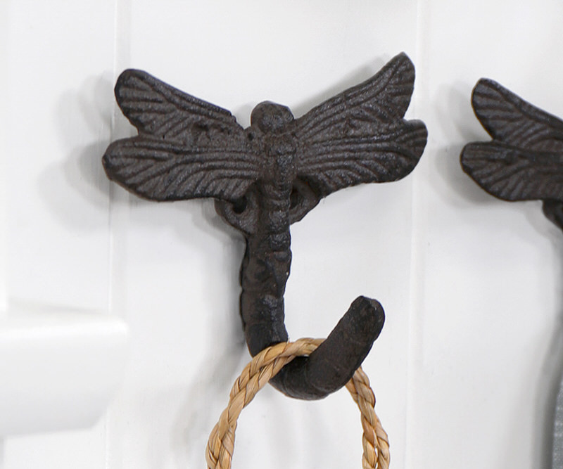 Dragonfly Wall Hook - Cast Iron