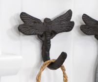 Dragonfly Wall Hook - Cast Iron