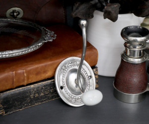 Eloise Silver Round Single Hook