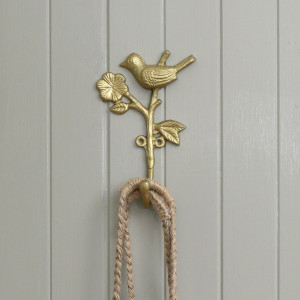 Fleur & Finch Gold Wall Hook, a functional household accessory for display or organisation