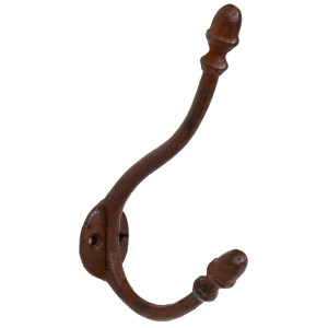 Francis Long Vintage Double Hook, designed to add practical storage or display space to the home
