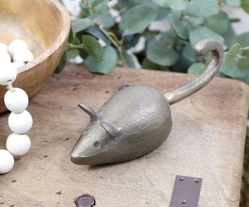 Mortimer Mouse Wall Hook - Antique Bronze