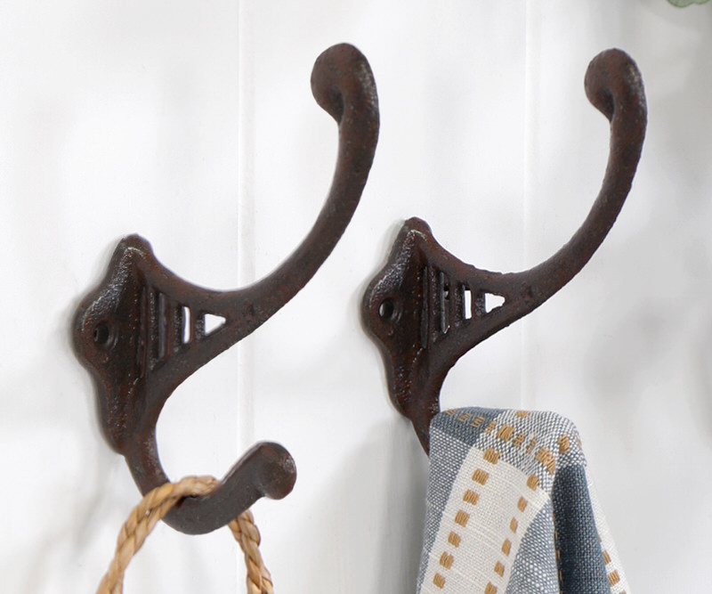 Porters Rustic Wall Hook - Wall hook racks, coat rack, wicker and rattan  baskets and memo boards