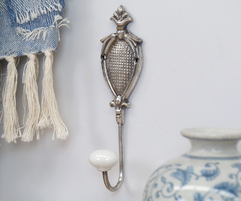 Contessa Silver Wall Hook