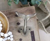 Moby Bronze Whale Wall Hook