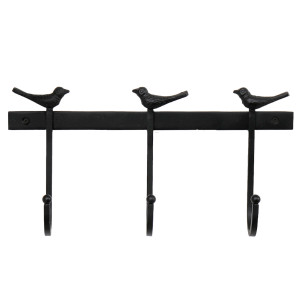 Sadlers Bird 3-Hook Coat Rack, a functional household accessory for display or organisation