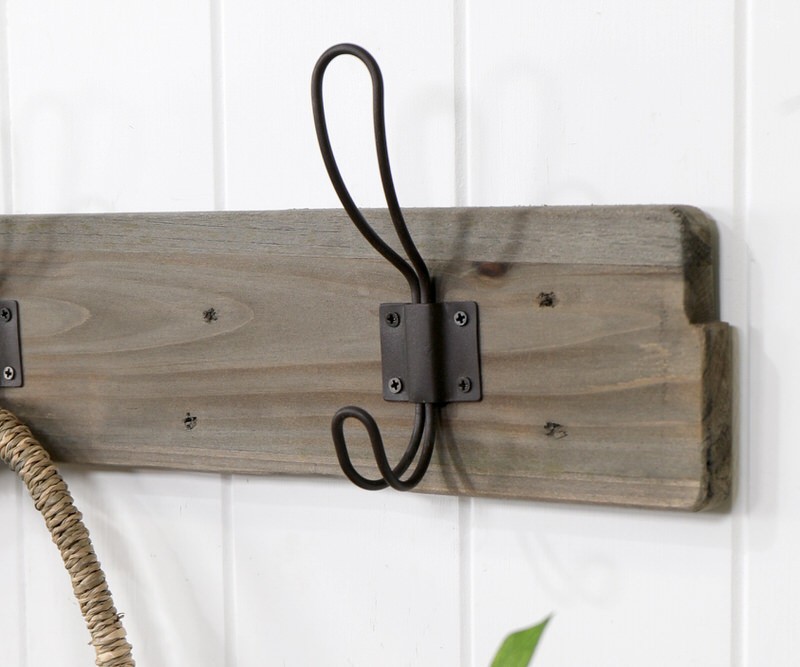 Cheltenham 5Hook Coat Rack Brown Wall hook racks, coat rack