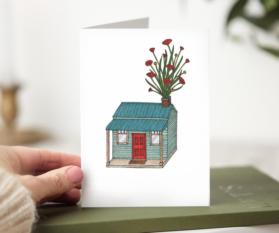 Home in Bloom Housewarming Card