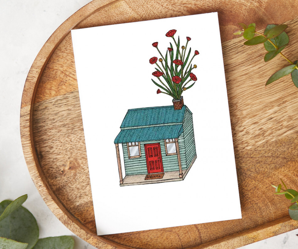 Home in Bloom Housewarming Card