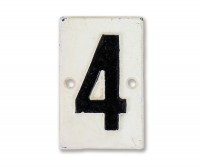 Lambeth Vintage House Number - 4