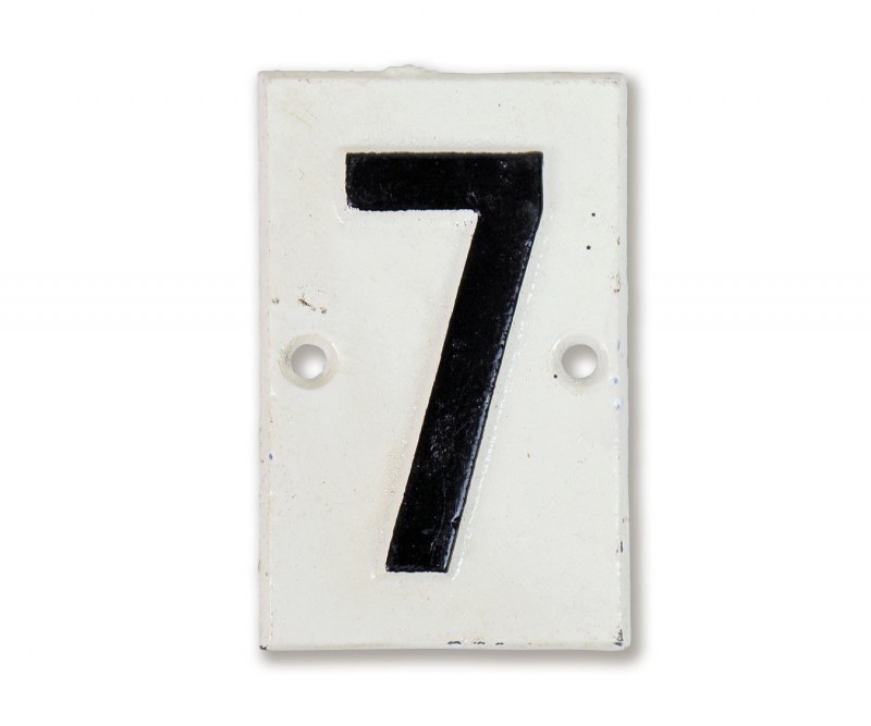 Lambeth Vintage House Number - 7