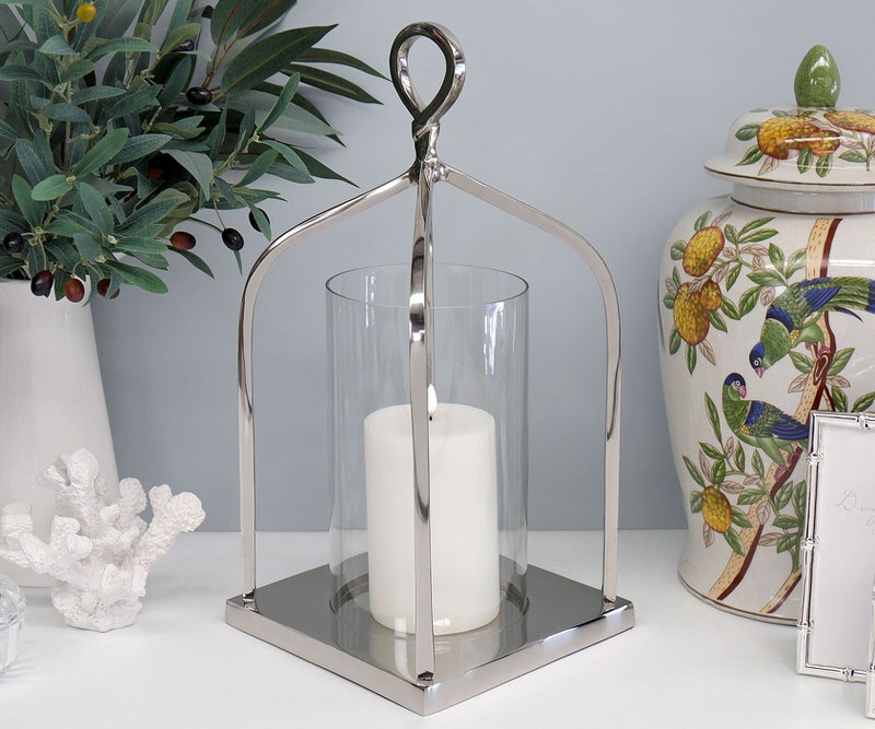 Cavendish Silver Hurricane Candle Holder