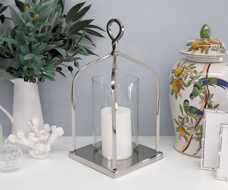 Cavendish Silver Hurricane Candle Holder