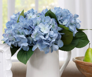 Summer Blue Hydrangeas 5-Head Bouquet