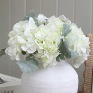 Soft Greens Hydrangea Bouquet, decorative home accessory