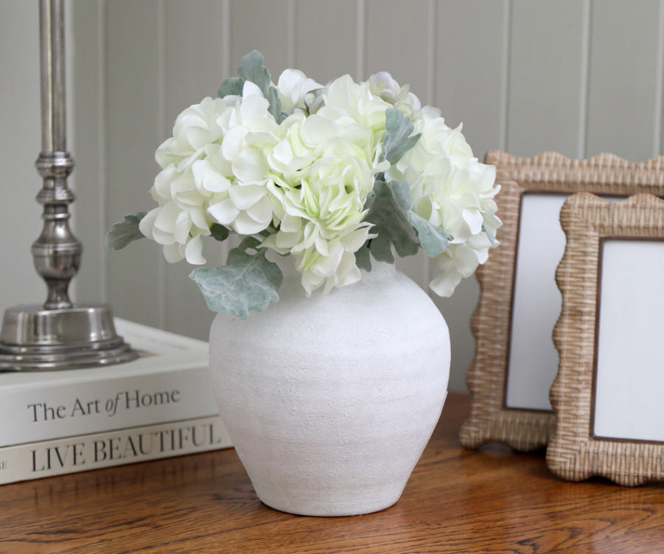 Soft Greens Hydrangea Bouquet