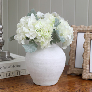 Soft Greens Hydrangea Bouquet, a decorative botanical stem or arrangement for styling in a vase