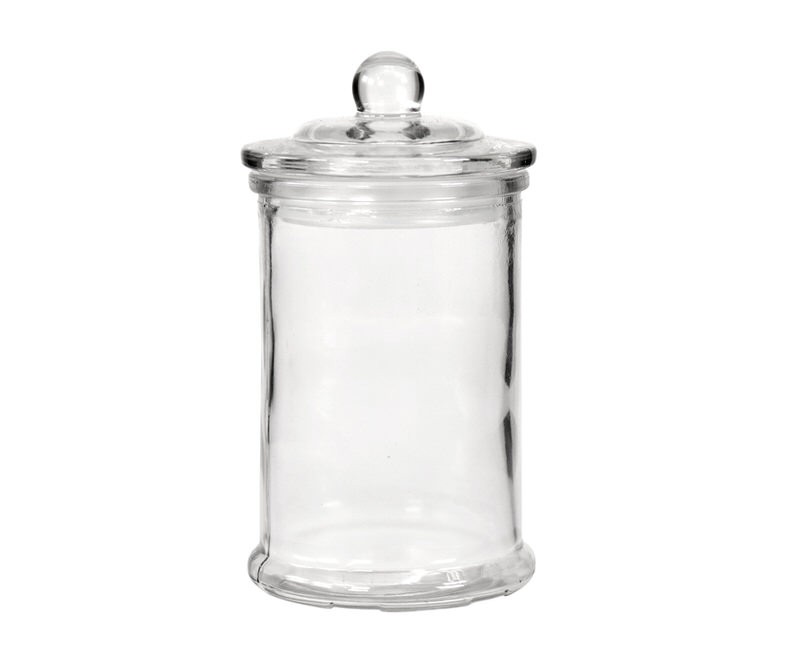 Set 3 Small Ashby Glass Jars