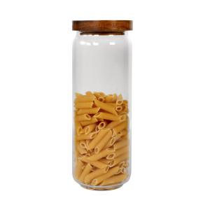 Tall Palmer Glass Jar 1.3L, a drinkware piece for serving and tabletop use