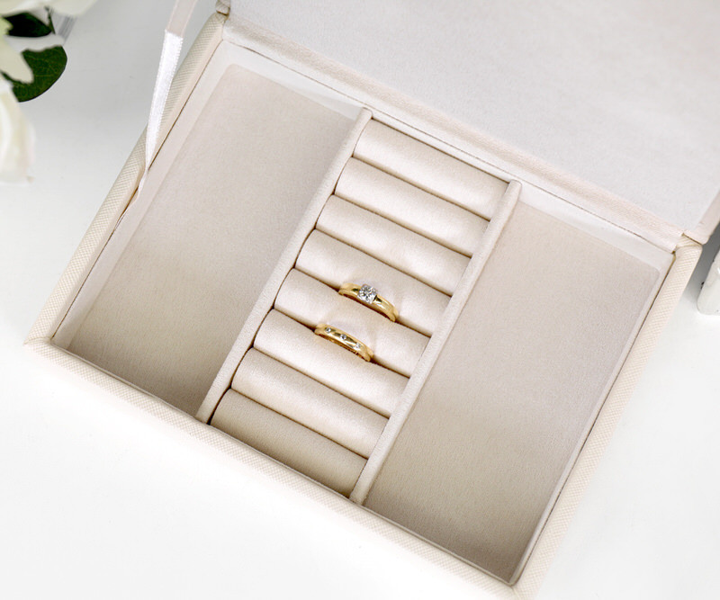 Small Mimi Blush Shell Jewellery Box