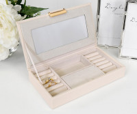 Mimi Blush Shell Jewellery Box