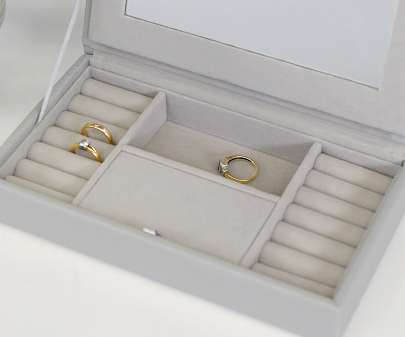 Dove Grey Jewellery Box