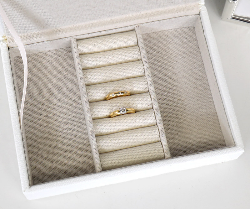 Small Paris White Jewellery Box