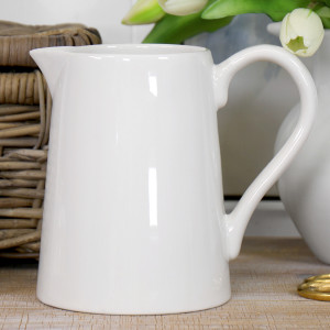 Charlie French White Jug, decorative tableware
