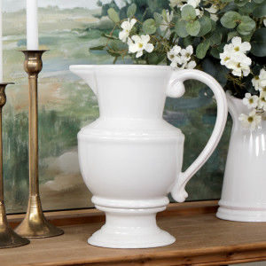 Clarendon White Jug - Large