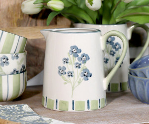 Isobel Blue Floral Jug