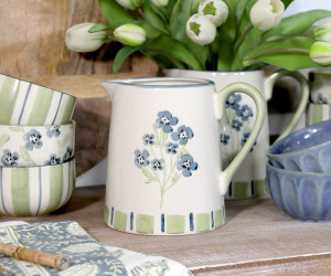 Isobel Blue Floral Jug