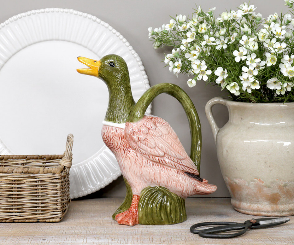 Mallard Duck Ceramic Jug