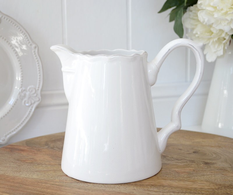 Elise French Country White Jug